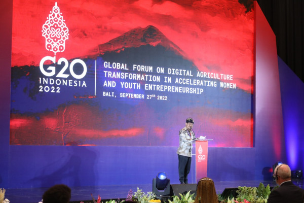 Buka Global Forum AMM G20, Mentan SYL Ajak Dunia Implementasikan Pertanian Digital